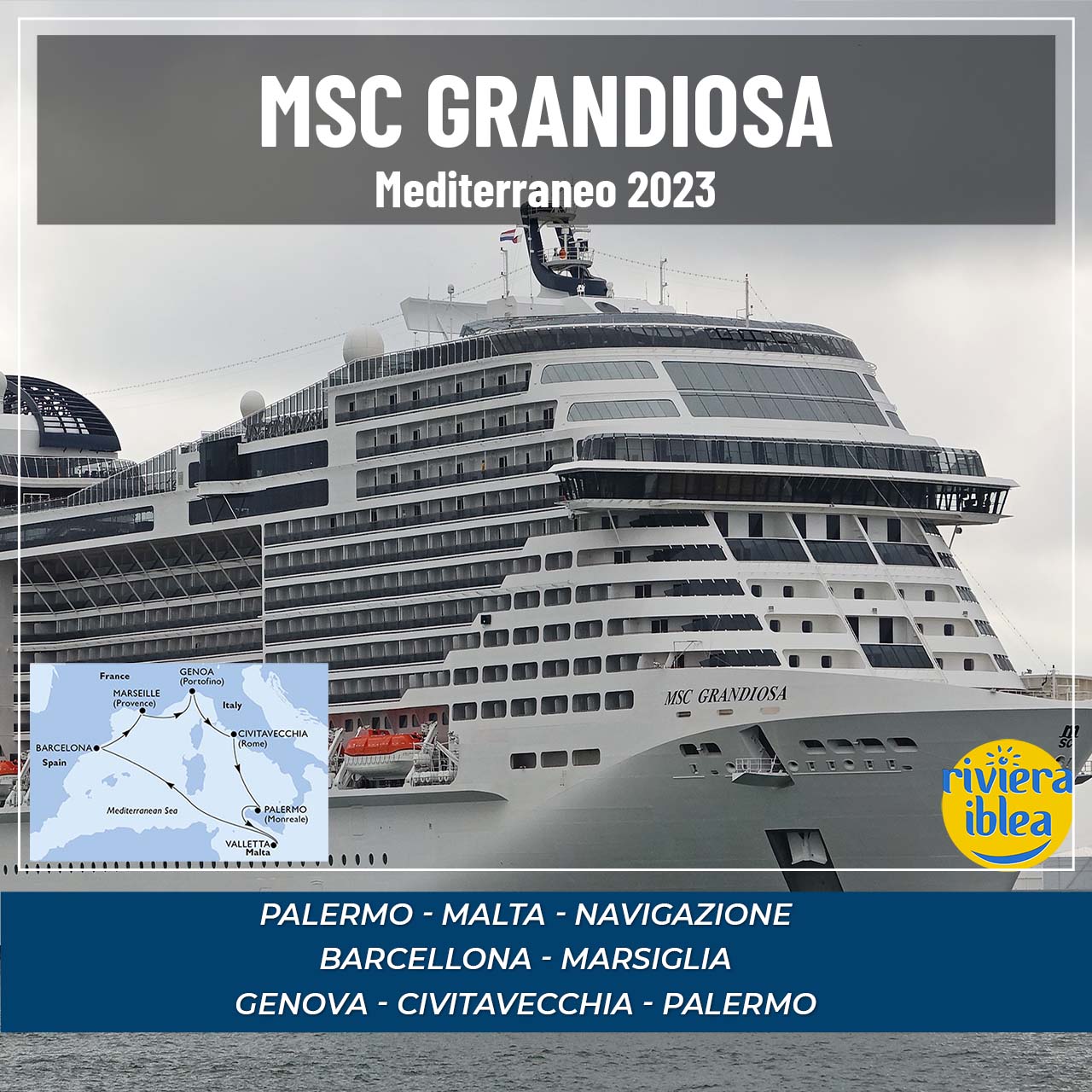 Msc Grandiosa da Palermo 2022/23