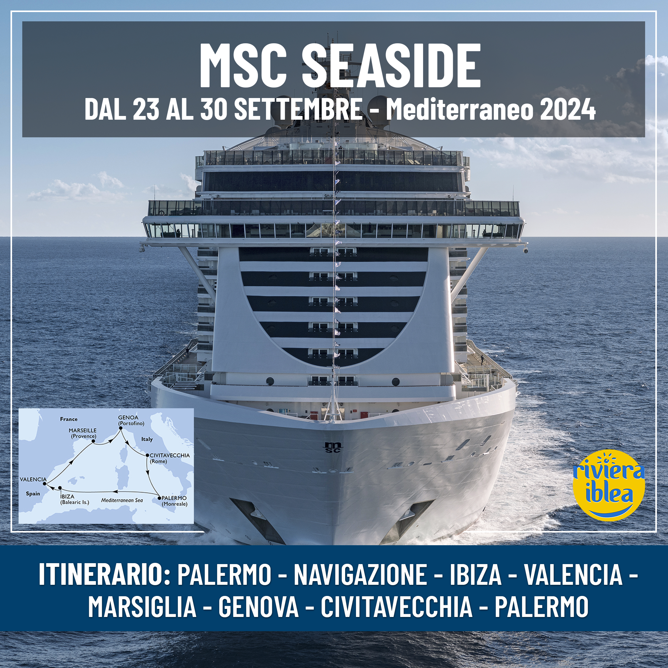 Msc Seaside dal 23 al 30 settembre