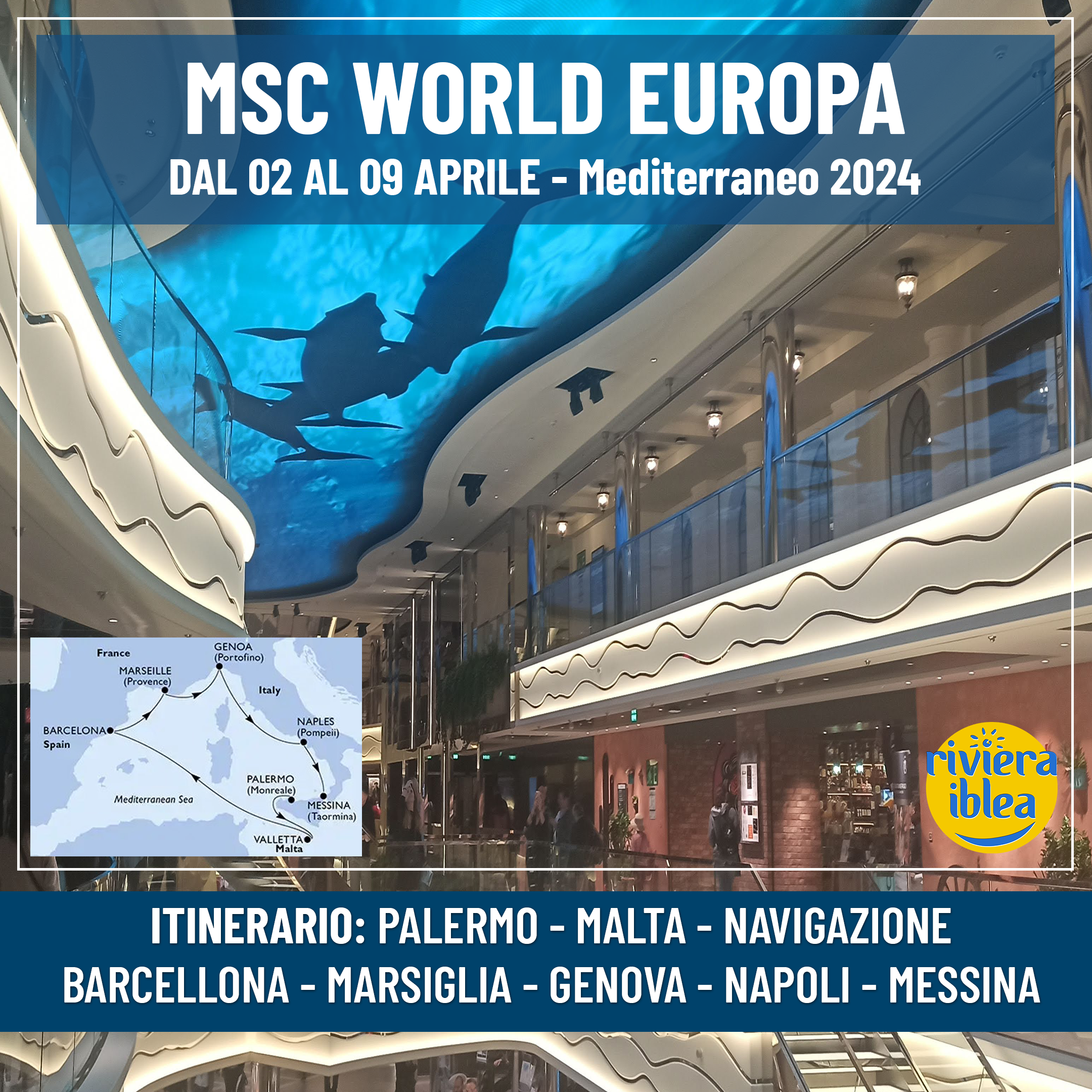 Msc World Europa dal 02 al 09 aprile 2024